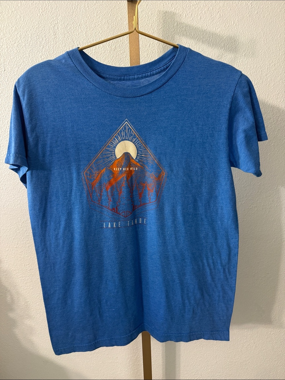 Lake Tahoe 'Keep Her Wild' Scenic Mountain Graphic Tee-large